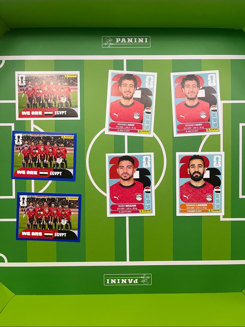 Egypt Bundle - Panini Egypt Football Stickers